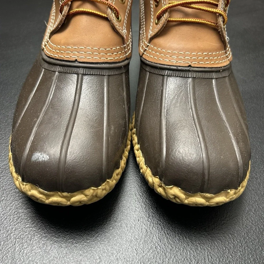 L.L. Bean Gumshoe Boots Men's Size 11 Tan/Bean Boot Brown/Gum Waterproof I M